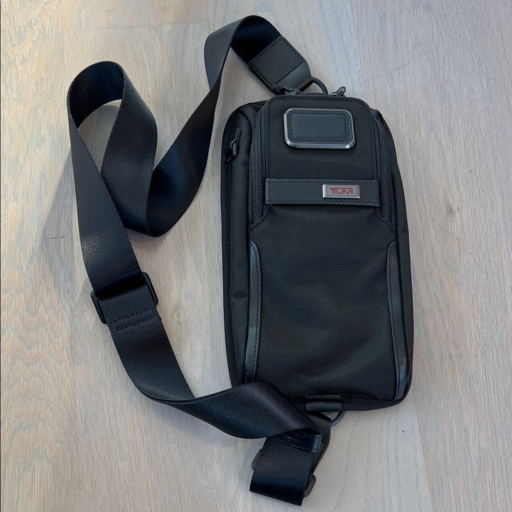 TUMI Black Sling Bag